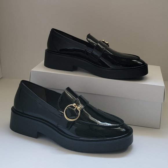 Stuart Weitzman Brenna Patent Leather Loafer - Picture 2 of 13